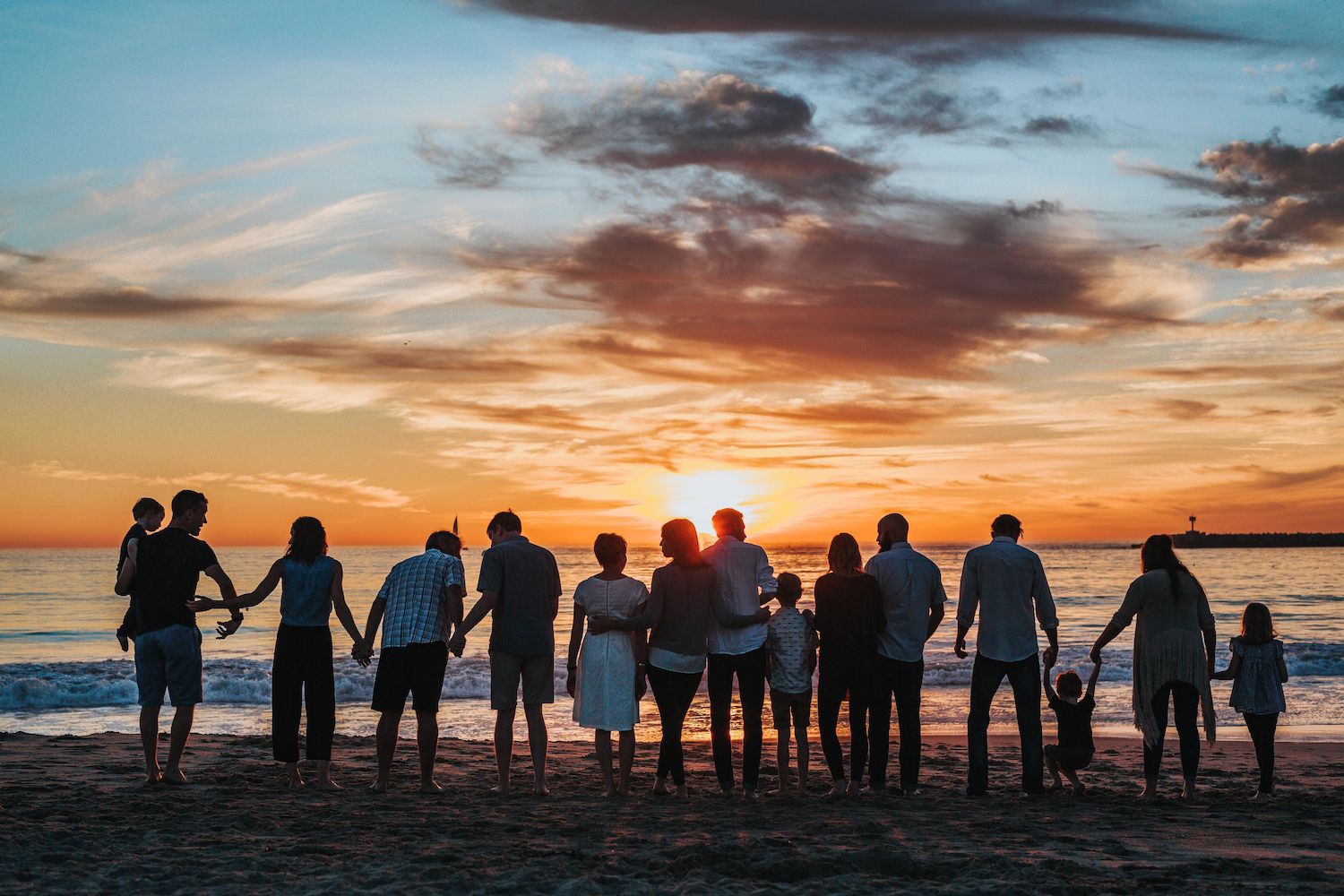 family sunset
