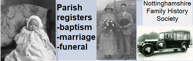 Notts FHS Databases - Banner image