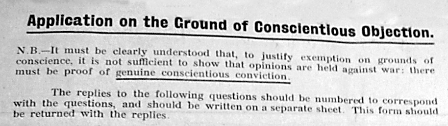 Conscientious appeal