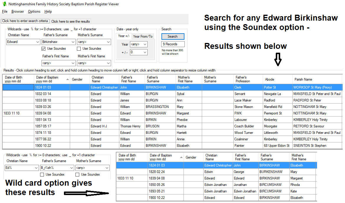 Notts FHS Databases - Image 2